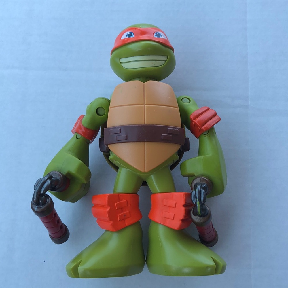 TMNT MICHELANGELO 2015 Viacom Teenage Mutant Ninja Turtle Action Figure - Picture 12 of 12
